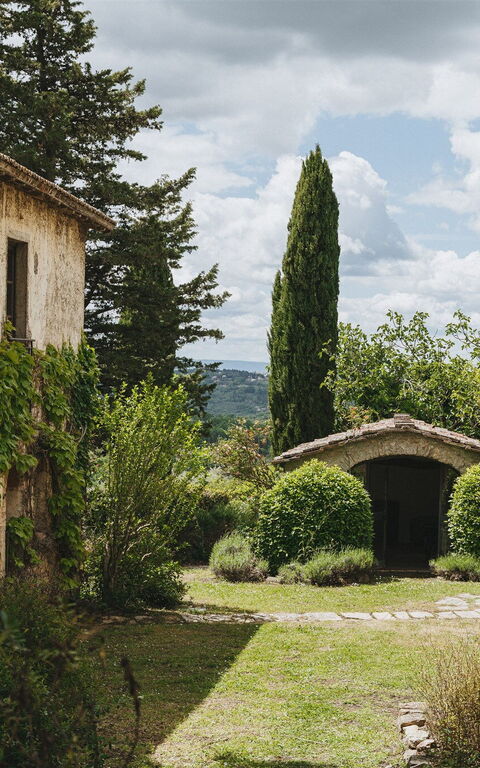 Podere Lupinati: Have, Udendørs, Udvendige