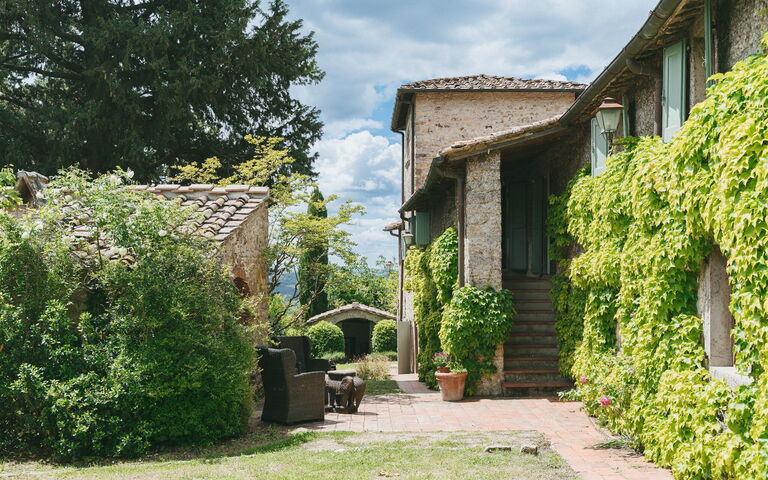 Podere Lupinati: Have, Udendørs, Udvendige