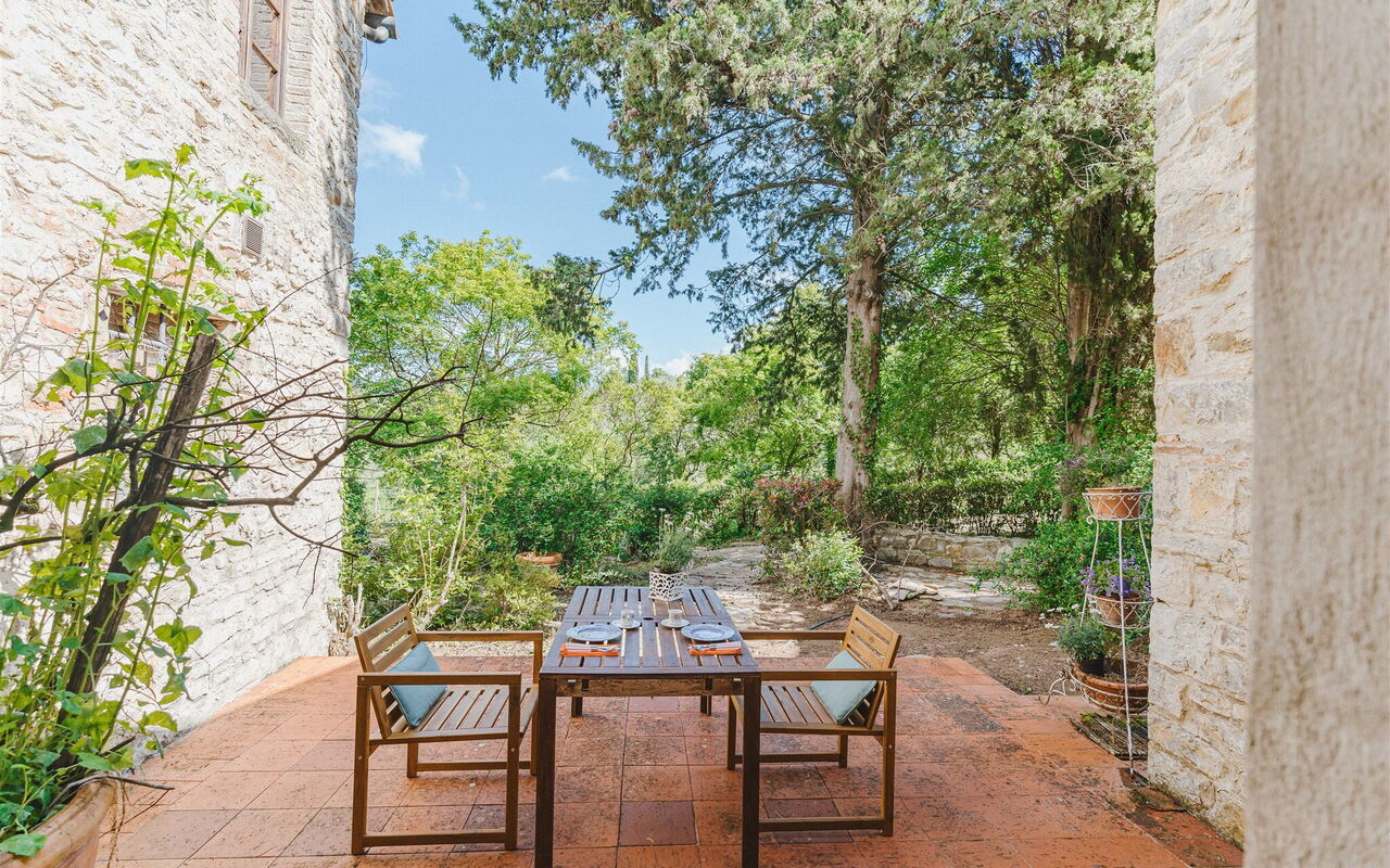 Feriebolig Corte: Altan / terrasse / gårdhave