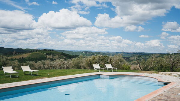 Podere Lupinati: pool, Visninger