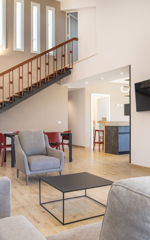 Villa Aversa: Frokostlokale, Stue