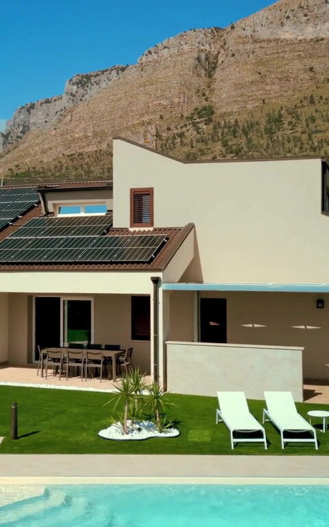 Villa Aversa: Have, pool, Udendørs, Udvendige, Visninger