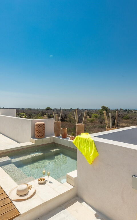 Villa Perla Del Sud: boblebad, Udendørs, Udvendige, Visninger