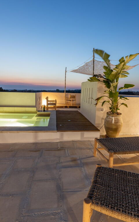 Villa Perla Del Sud: boblebad, Udendørs, Udvendige