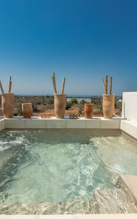 Villa Perla Del Sud: boblebad, Udendørs, Udvendige