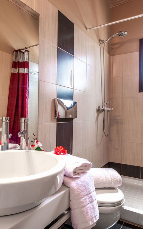 Villa Irida: Badeværelse