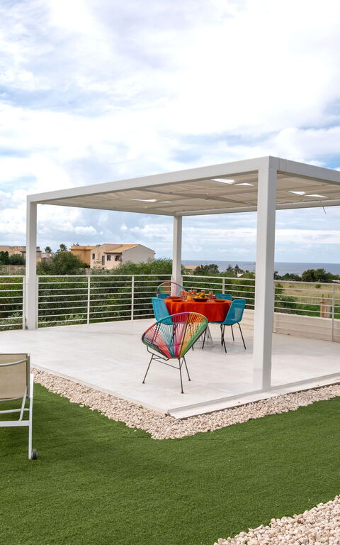 Villa Pizzolungo: Altan / terrasse / gårdhave, Udendørs