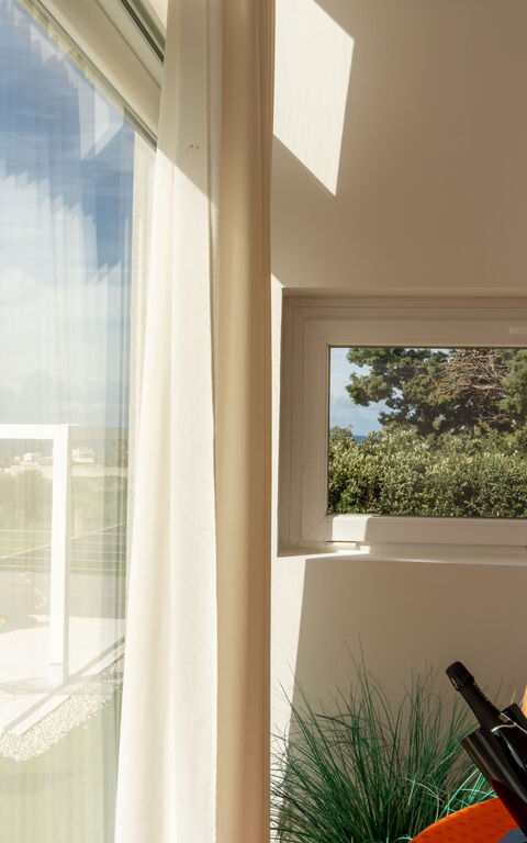 Villa Pizzolungo: Frokostlokale, Stue