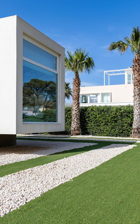 Villa Pizzolungo: Have, Udendørs, Udvendige