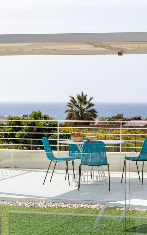 Villa Pizzolungo: Altan / terrasse / gårdhave, Have, Visninger