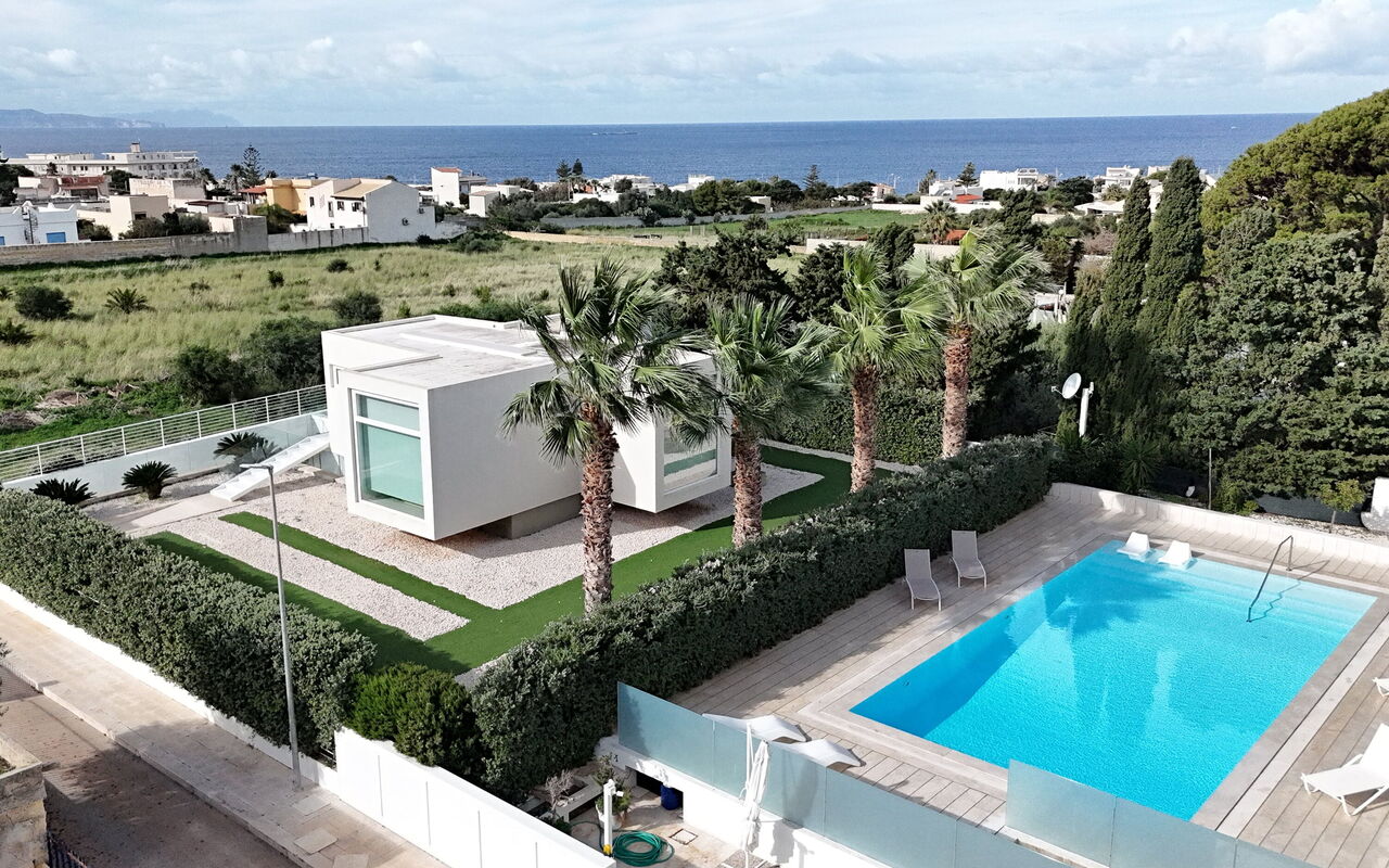 Villa Pizzolungo: pool, Udendørs, Visninger