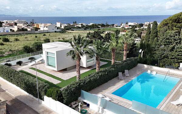 Villa Pizzolungo: pool, Udendørs, Visninger