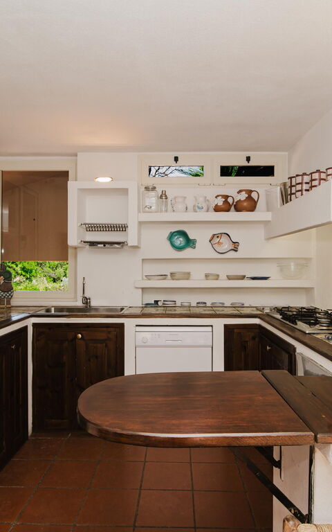 Villa Cala Serena: Køkken