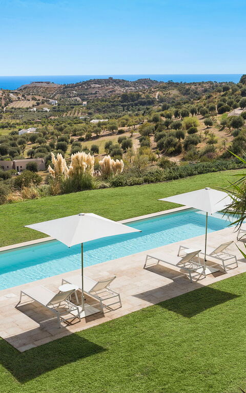 Villa Petite Afrique: Have, pool, Udendørs, Udvendige