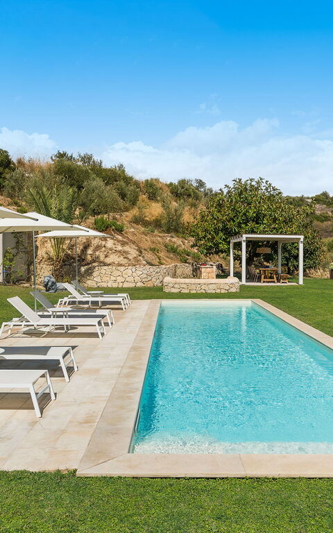 Villa Petite Afrique: Have, pool, Udendørs, Udvendige