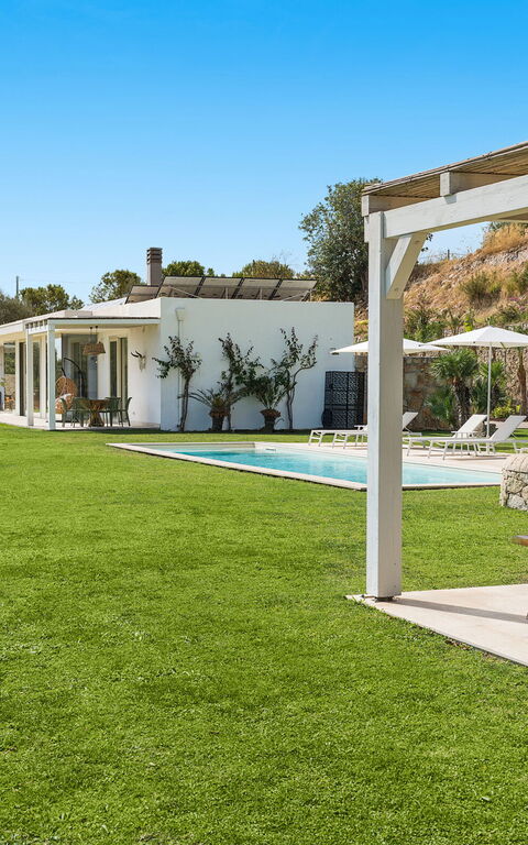 Villa Petite Afrique: Altan / terrasse / gårdhave, Have, pool, Udendørs, Udvendige