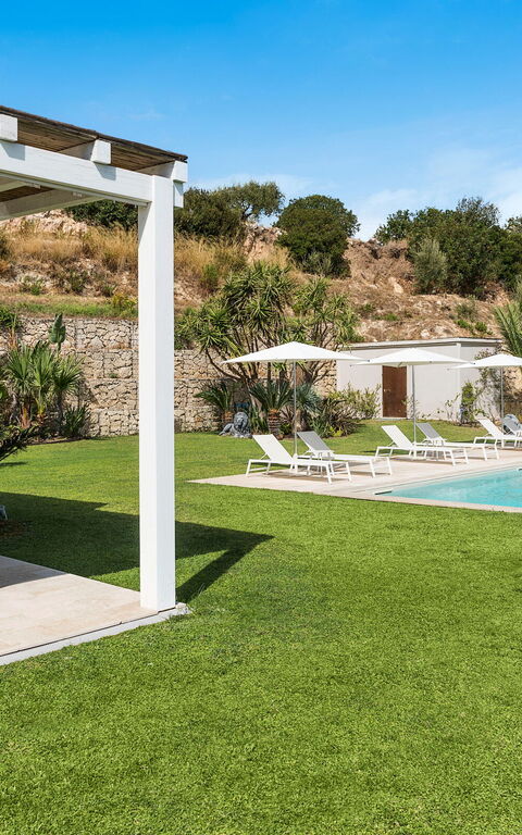 Villa Petite Afrique: Have, pool, Udendørs, Udvendige