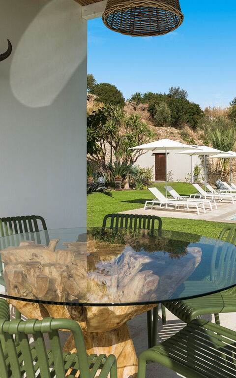 Villa Petite Afrique: Altan / terrasse / gårdhave, Have, pool, Udendørs, Udvendige