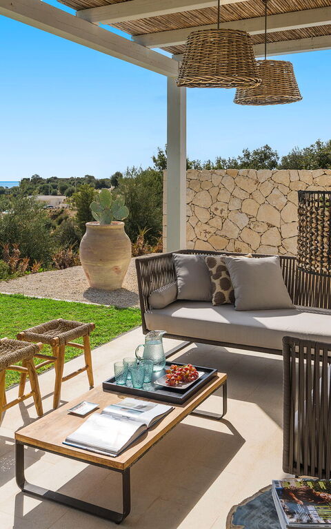 Villa Petite Afrique: Altan / terrasse / gårdhave, Have, Udendørs, Udvendige