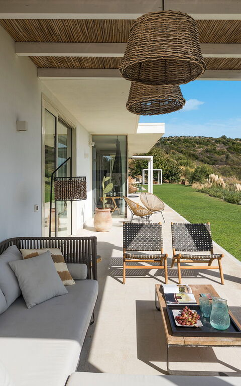 Villa Petite Afrique: Altan / terrasse / gårdhave, Have, Udendørs, Udvendige