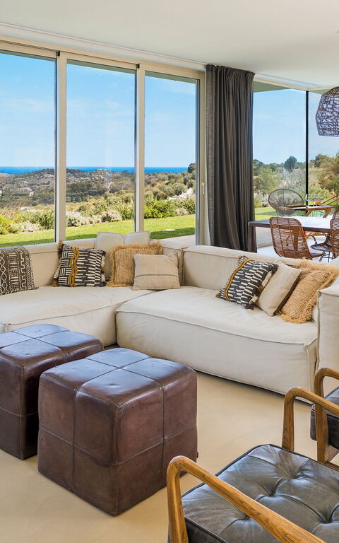 Villa Petite Afrique: Stue