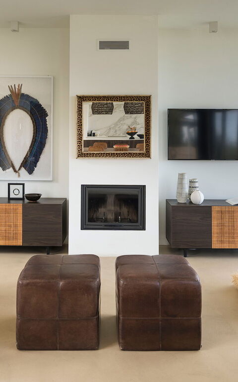 Villa Petite Afrique: Stue