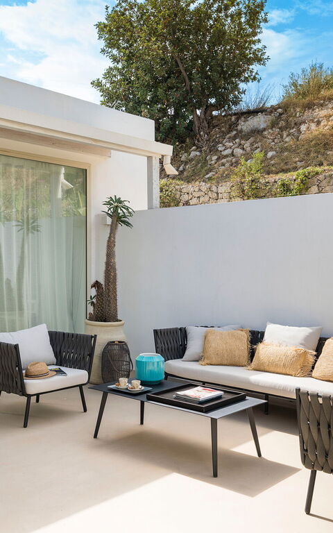 Villa Petite Afrique: Altan / terrasse / gårdhave, Udendørs, Udvendige