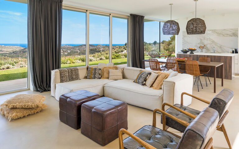 Villa Petite Afrique: Stue