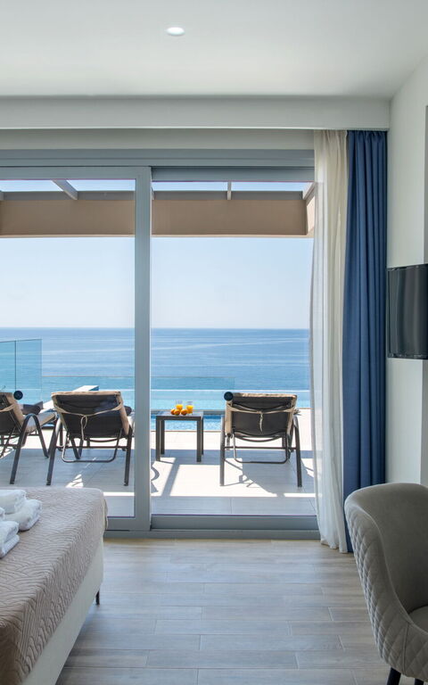 Villa Alkyoni: soveværelse