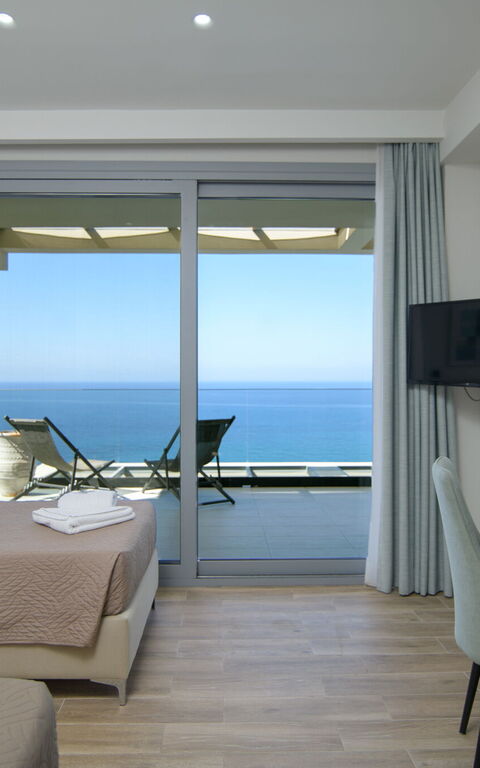 Villa Alkyoni: soveværelse