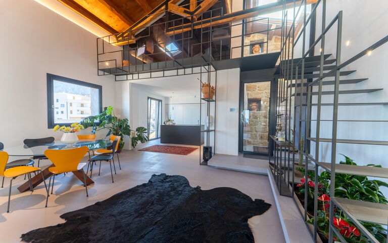 Punta Marina Luxury House: Frokostlokale, Stue