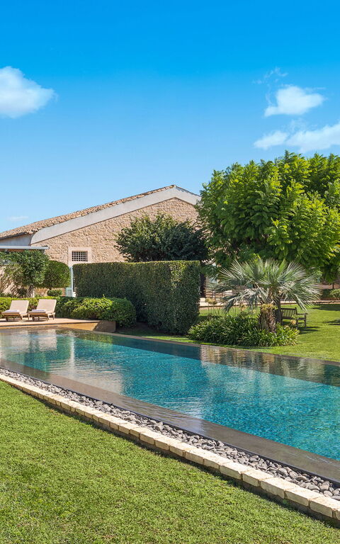 Domus Olivae: Have, pool, Udendørs, Udvendige