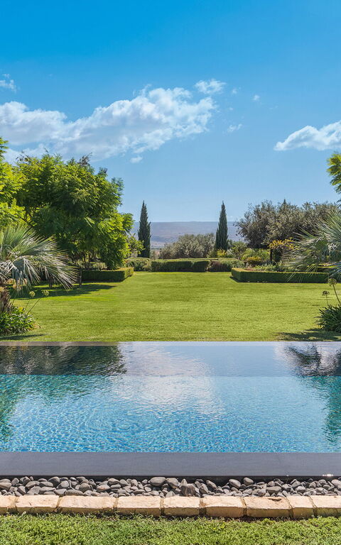 Domus Olivae: Have, pool, Udendørs, Udvendige