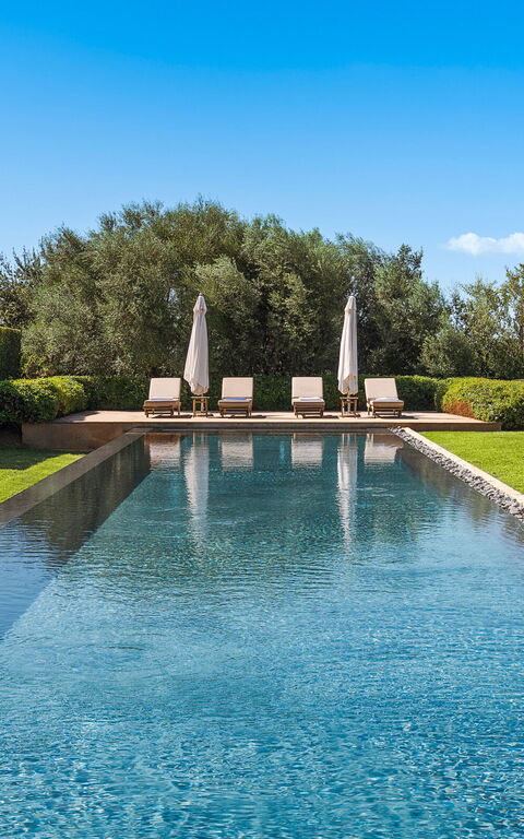 Domus Olivae: Have, pool, Udendørs, Udvendige