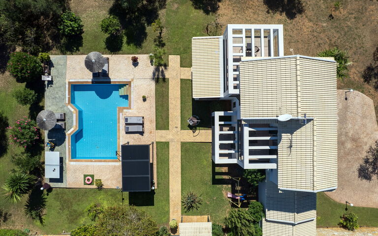 Villa Carreta: Have, pool, Visninger