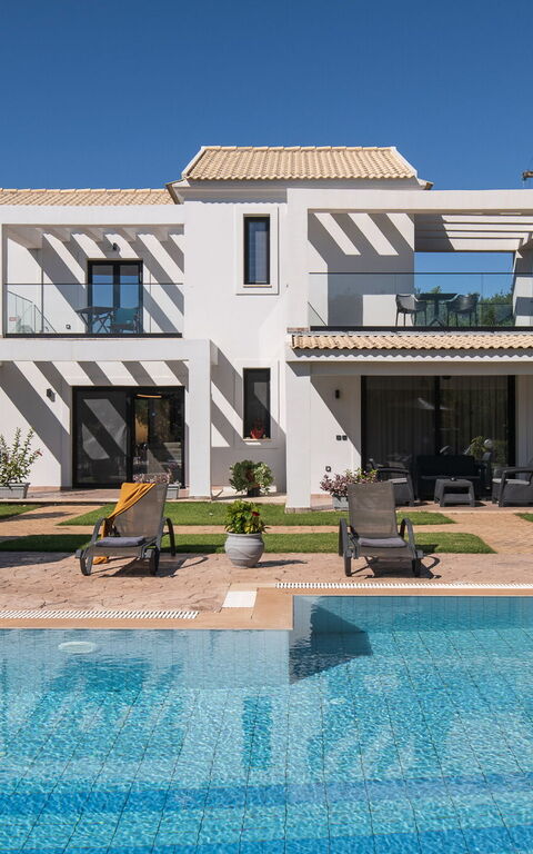 Villa Melitti: pool, Udendørs, Udvendige