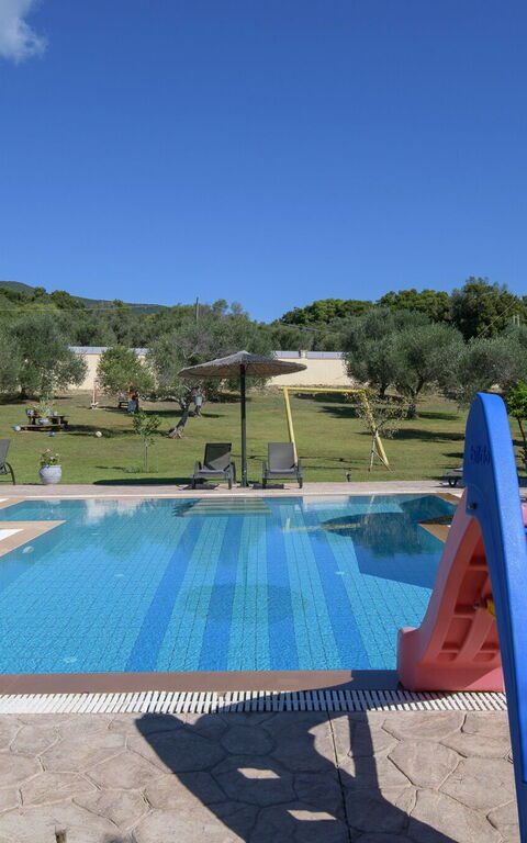 Villa Melitti: Have, pool, Udendørs, Udvendige