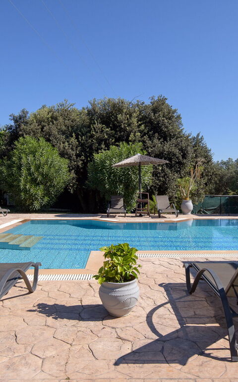 Villa Melitti: Have, pool, Udendørs, Udvendige