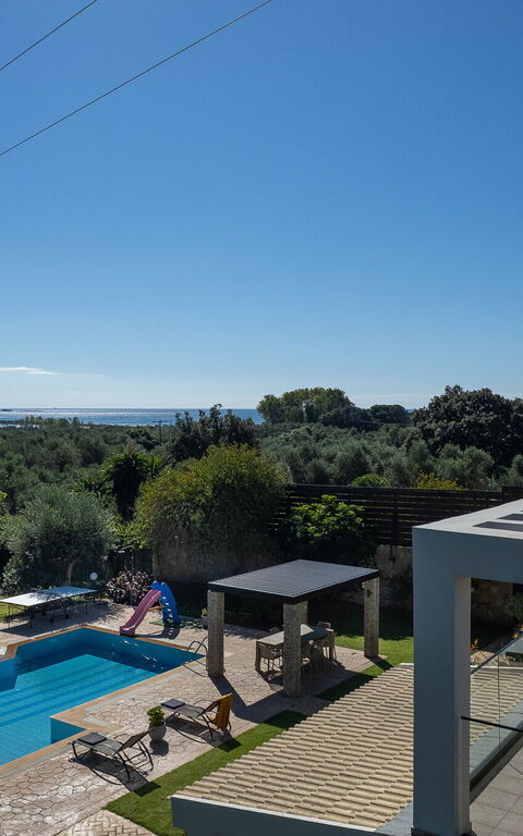 Villa Melitti: Have, pool, Udendørs, Udvendige