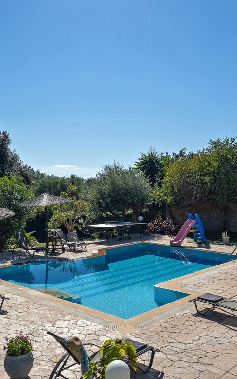 Villa Melitti: Have, pool, Udendørs, Udvendige