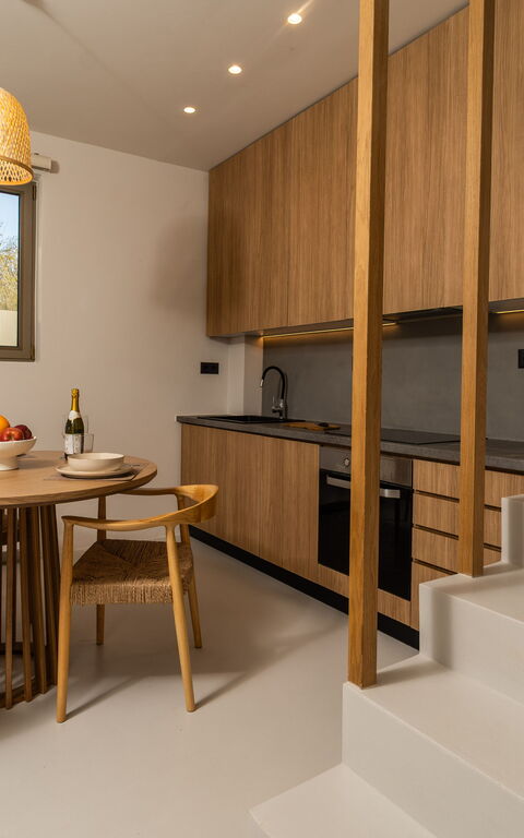 Lofos Horizon Villa: Frokostlokale, Køkken