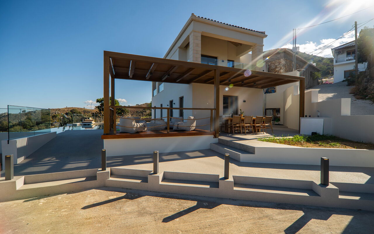 Lofos Horizon Villa: Udendørs, Udvendige