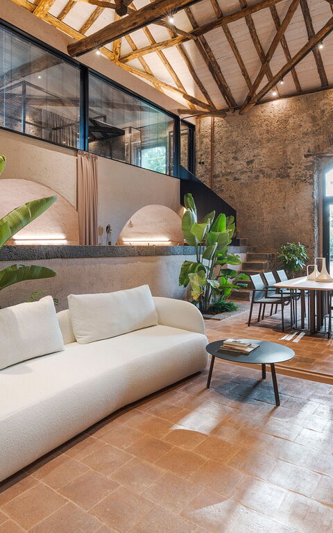 Muna Retreat: Frokostlokale, Stue