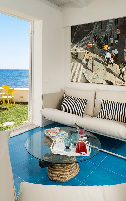 Montalbano Suite: Køkken, Stue