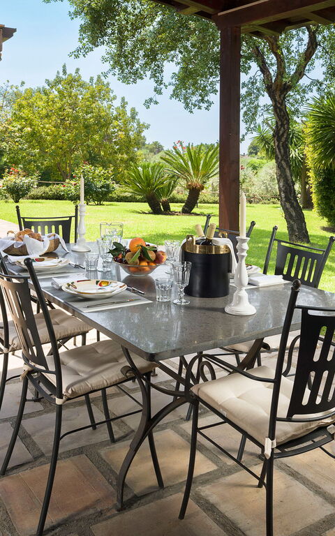 Villa Saracina: Altan / terrasse / gårdhave, Udendørs, Udvendige