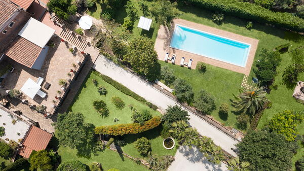 Villa Saracina: Have, pool, Udendørs, Udvendige, Visninger
