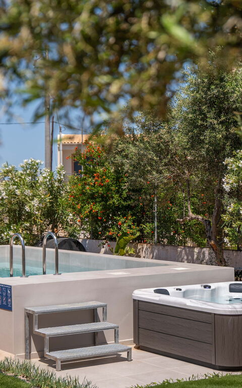 Magnolia: boblebad, Have, pool, Udendørs