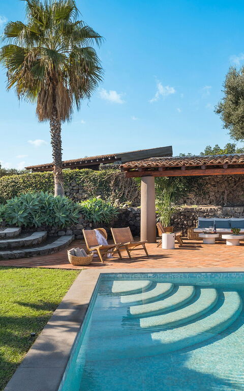 Villa Continella: Have, Udendørs, Udvendige