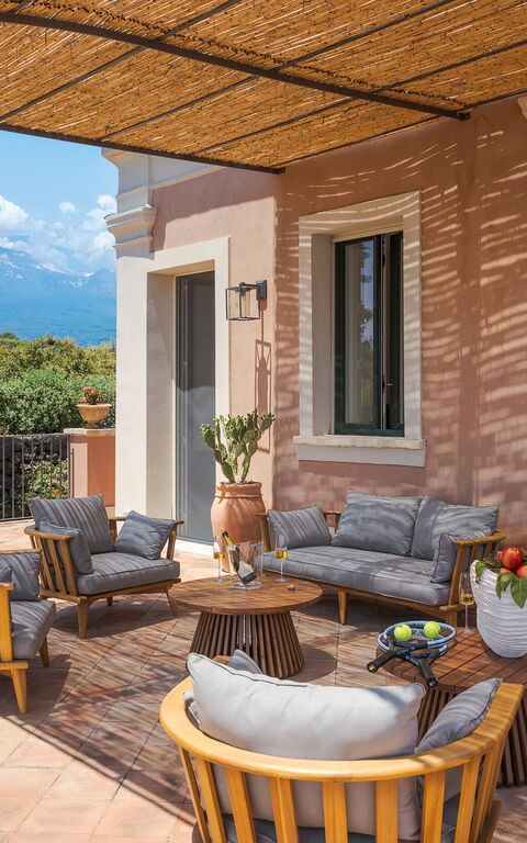 Villa Continella: Altan / terrasse / gårdhave, Udendørs, Udvendige
