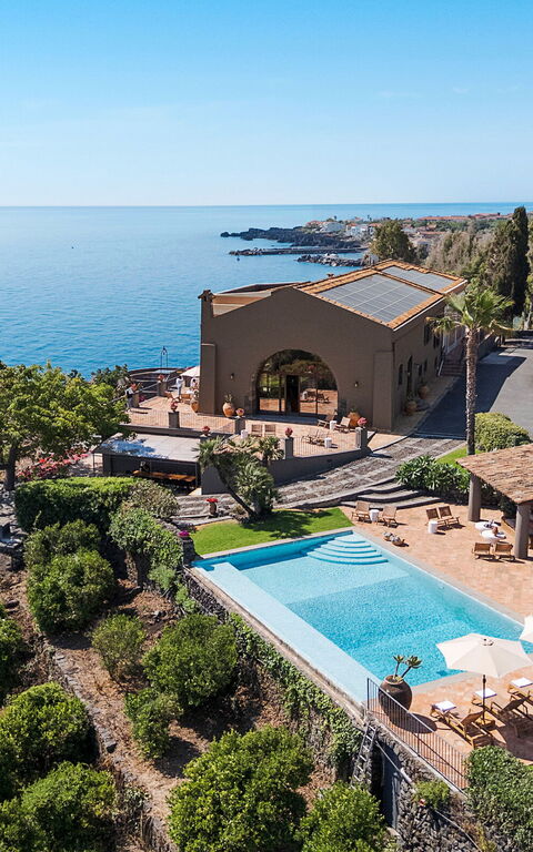 Villa Continella: Have, pool, Visninger